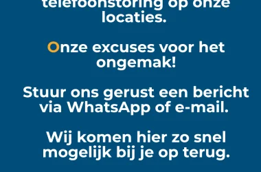 Telefoonstoring Fitaal